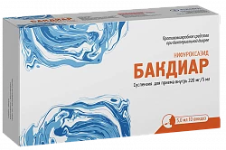 BAKDIAR ichg qabul qilish uchun suspenziya 5 ml 220 mg/5 ml N10
