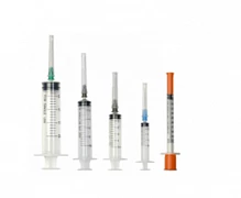 Bir martali ishlatiladigan steril in'ektsiya shpritslari 10 ml SMA