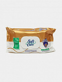 Влажные салфетки "Softcare"- 100 шт:uz:Softcare nam salfetkalari - 100 dona.