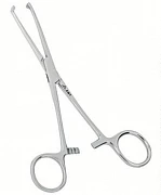 Bachadon tanasini 260 mm tortish uchun 3 qirrali kavisli bachadon forsepslari