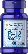 Vitamin B-12 Puritans Pride Metilkobalamin 5000 mkg 30 Mikroplastinka