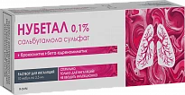 NUBETAL eritma dlya ingalyasiy 2mg N10