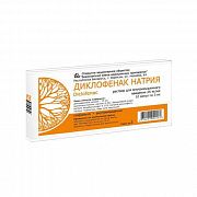 DIKLOFENAK inyeksiya uchun eritma 3ml 75mg/3ml N5