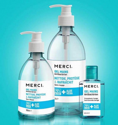 Антисептик гель MERCI 500 ml