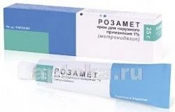 ROZAMET 25,0 krem 1%