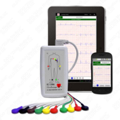 Мобильная система ЭКГ покоя EC-12RM:uz:Mobil dam olish EKG tizimi EC-12RM