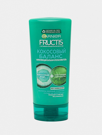 Бальзам для волос Fructis, кокосовый баланс, 200 мл