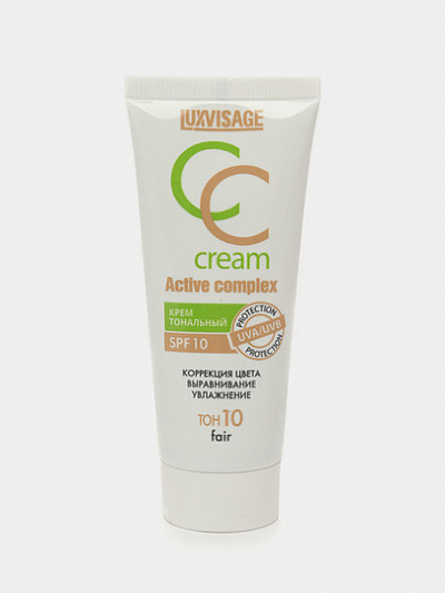 Крем тональный LUXVISAGE CC Active complex SPF10, 35 г, тон 10 