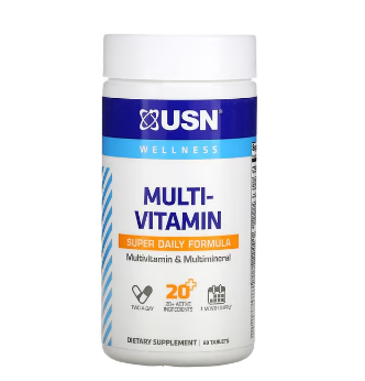 USN North America, Inc., мультивитамины для ежедневного применения, 60 таблеток:uz:USN North America, Inc., Daily Multivitamin, 60 Tabletka