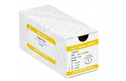 Кетгут PLAIN 0 (4 метрик) 75 см 40 мм 1 игла №1:uz:Catgut PLAIN 0 (4 metr) 75 sm 40 mm 1 igna № 1