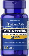 Melatonin 3 mg 120 Tabletkalar Puritanning mag'rurligi