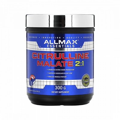 Аминокислоты Allmax Citrulline Malate 2:1 300 g:uz:Aminokislotalar Allmax Citrulline Malate 2:1 300 g