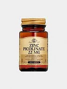 Цинк пиколинат Solgar Zinc Picolinate 22mg (100 шт.)