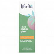 Life-flo, suyuq yod plyus tabiiy apelsin ta'mi, (59 ml)